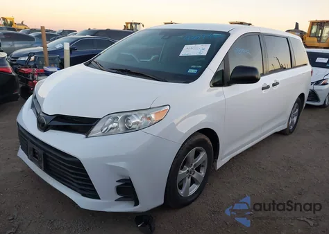 2020 Toyota Sienna L from USA, damaged, VIN 5TDZZ3DC9LS041232